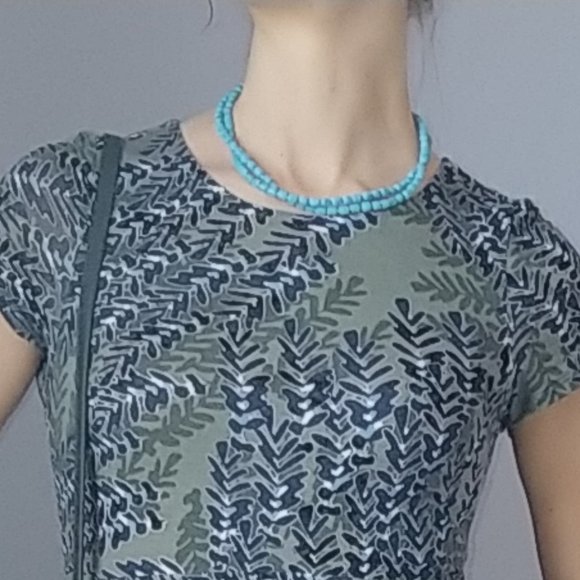 DONATED Glass Bead Double Strand Necklace - Picture 4 of 4